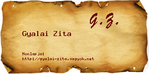 Gyalai Zita névjegykártya